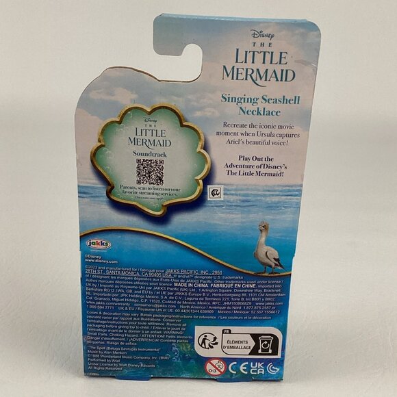 Disney Princess The Little Mermaid Singing Seashell Necklace Lights Sounds - Picture 3 of 6